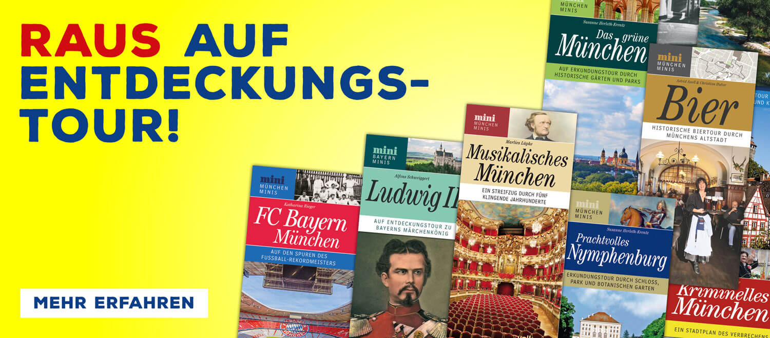 München Mini-Reiseführer für die Hosentasche. Verschiedene Themen, wie Musikalisches München, FC-Bayern, LudwigII