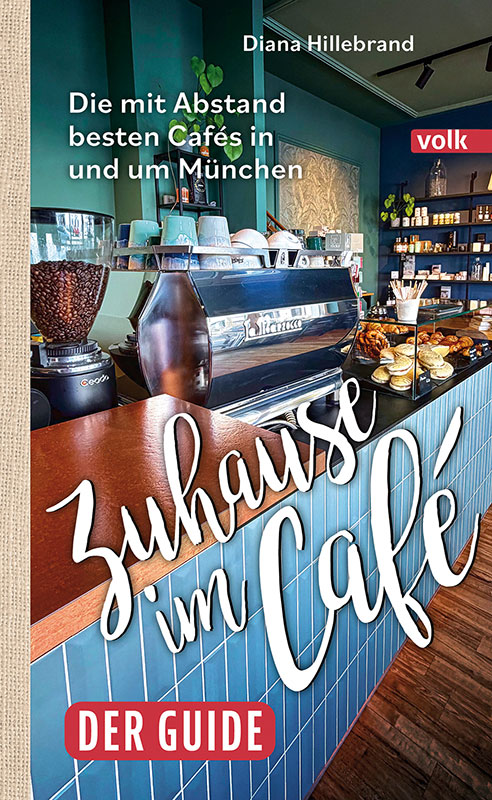 Buchcover, auf dem eine Theke in einem Café zu sehen ist.