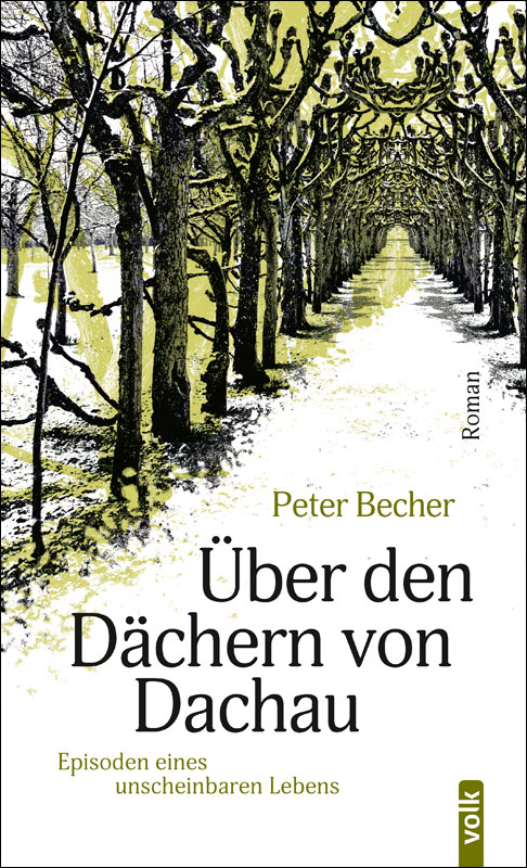 Buchcover, auf dem eine Baumallee bestehend aus kahlen Bäumen zu sehen ist