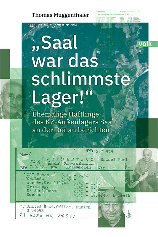 Cover mit Porträts der Zeitzeugen und einem Luftbild des Lagers