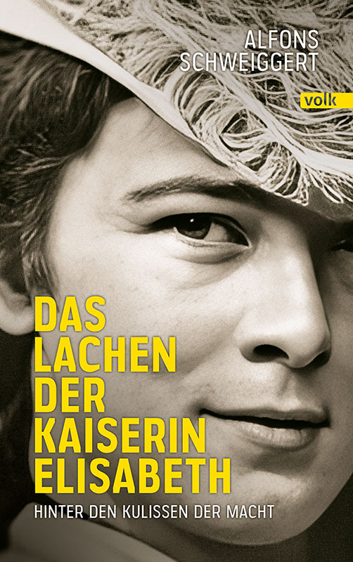 Angeschnittenes schwarz-weiß Porträt von Kaiserin Elisabeth von Österreich