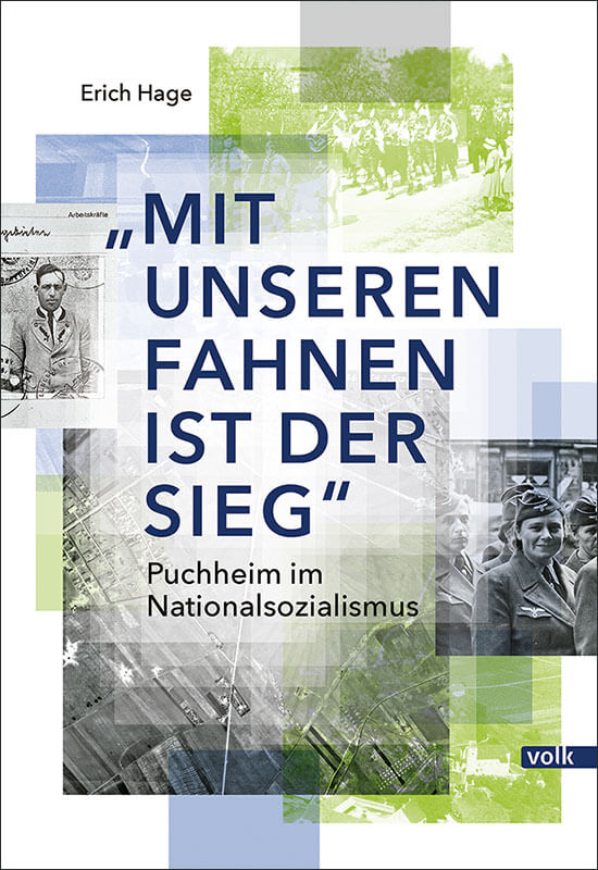 Buchcover mit verschiedenen historischen Abbildungen aus Puchheim