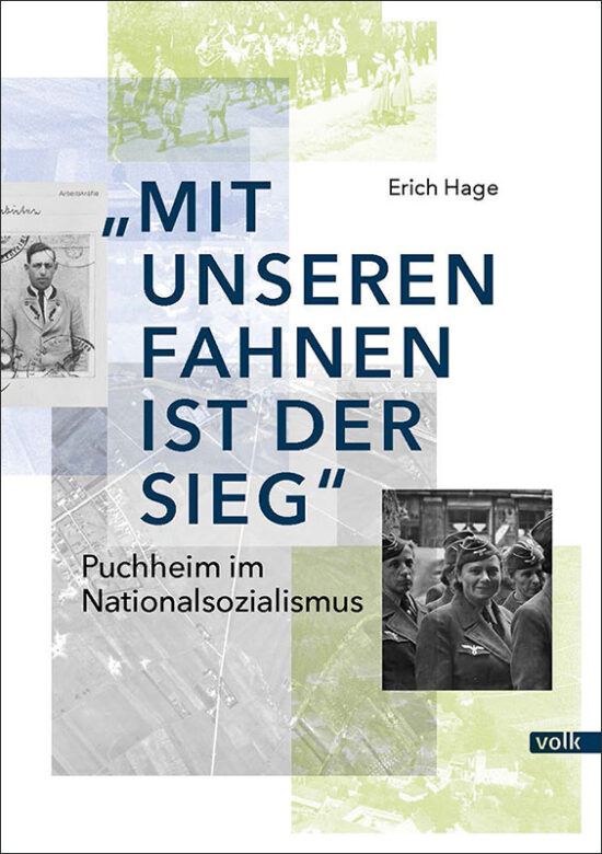 Buchcover mit verschiedenen historischen Abbildungen aus Puchheim