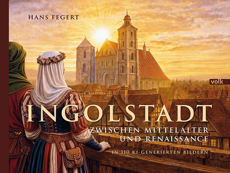Ingolstadt Ein Paar blickt auf Ingolstadt