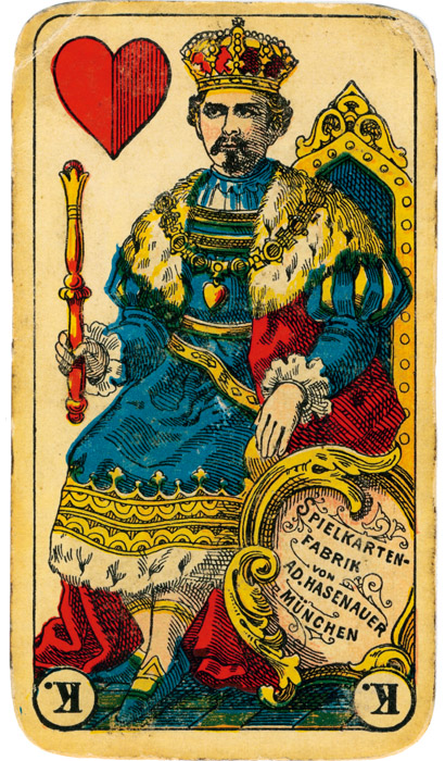 Spielkarte König