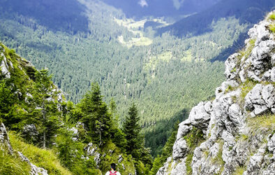 Leonhardstein Ein bisserl Kraxelei ist beim Aufstieg zum Leonhardstein schon dabei (alle Fotos: Ursula Weber/Alexander Voss).